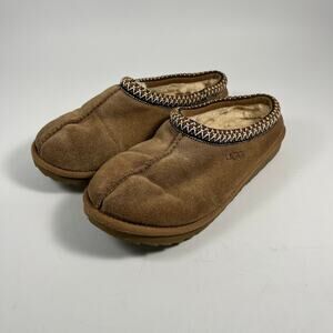 Ugg Tasman Slippers Suede Chestnut Womens 6 Cozy Shearling Casual
